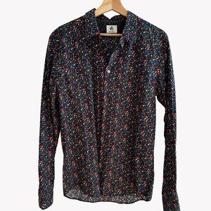 Paul Smith Men's Floral Button Down | Large, Slim Fit